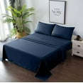 thumbnail image 1 of Complete Full Sheet Set - Breathable and Soft - Flat Sheet, Fitted Sheet, 2 Pillow Cases - Deep Pocket and Easy Care, 1 of 7