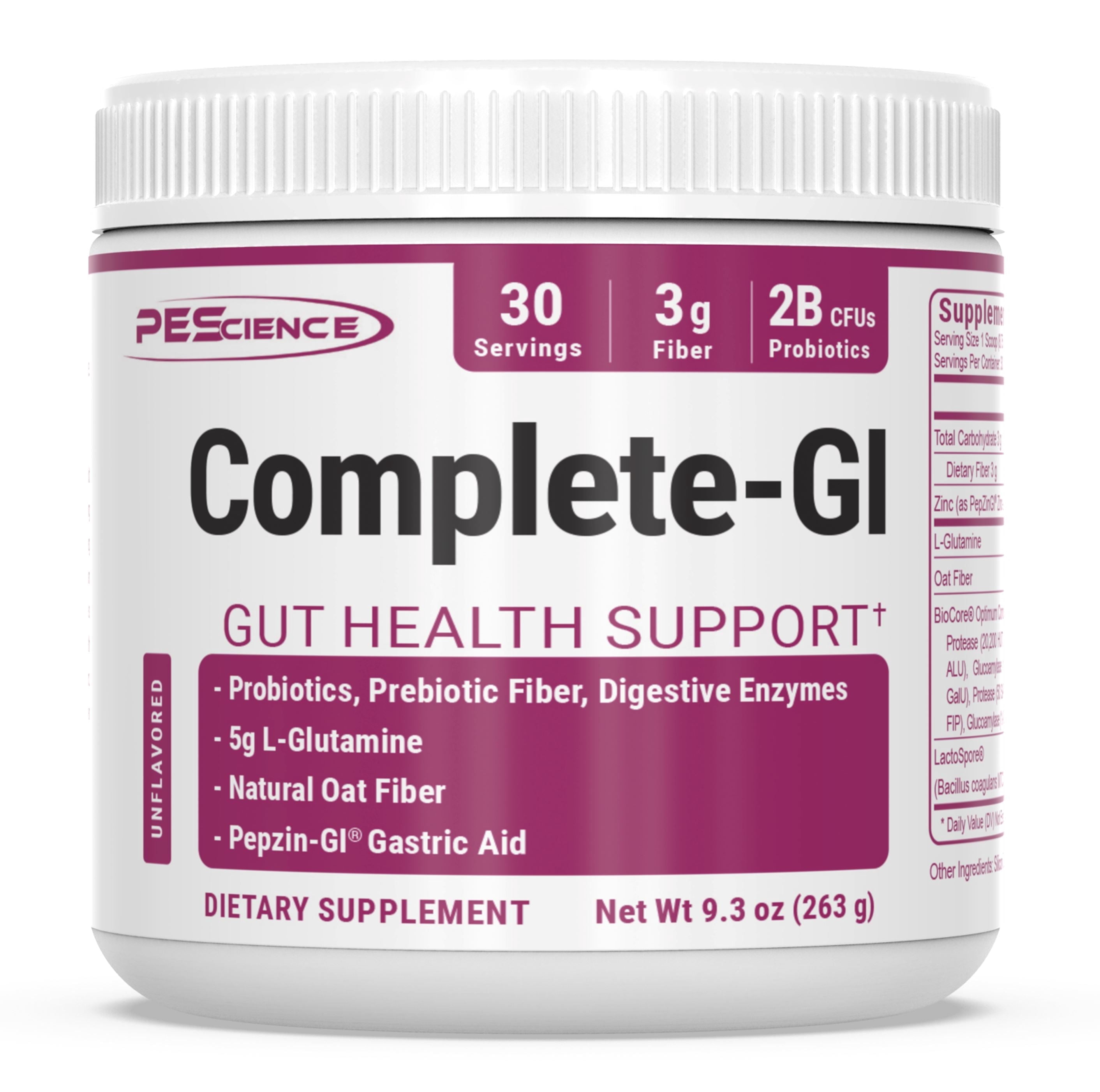 Complete-GI Gut Health Powder – Full-Spectrum Digestive Support with Probiotics, Prebiotics & PepZin GI