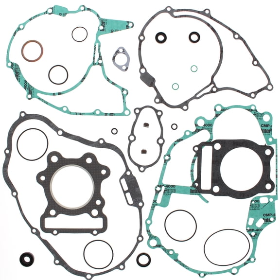 Complete Gasket Kit w/ Oil Seals Compatible with Honda TRX300 Fourtrax 77MM OB 300cc 1988-2000