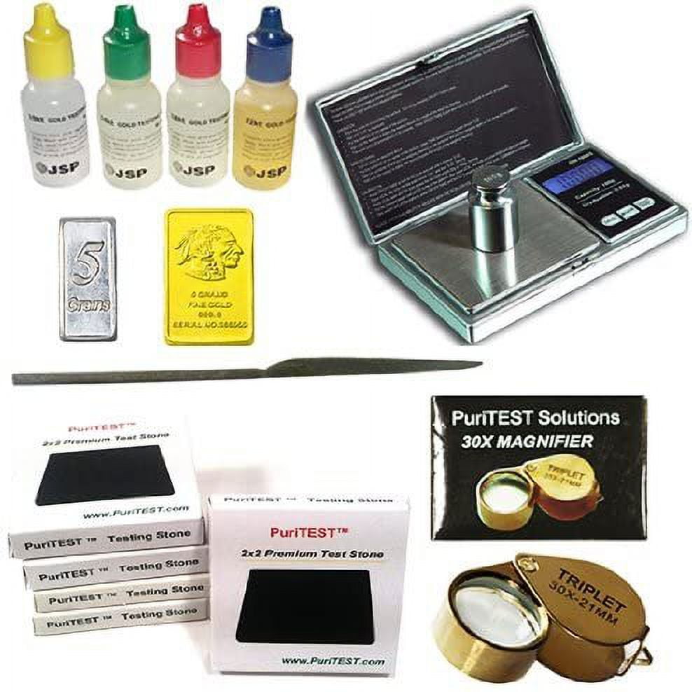  PuriTEST 10k/14k/18k Gold Test Acid Solutions Tester