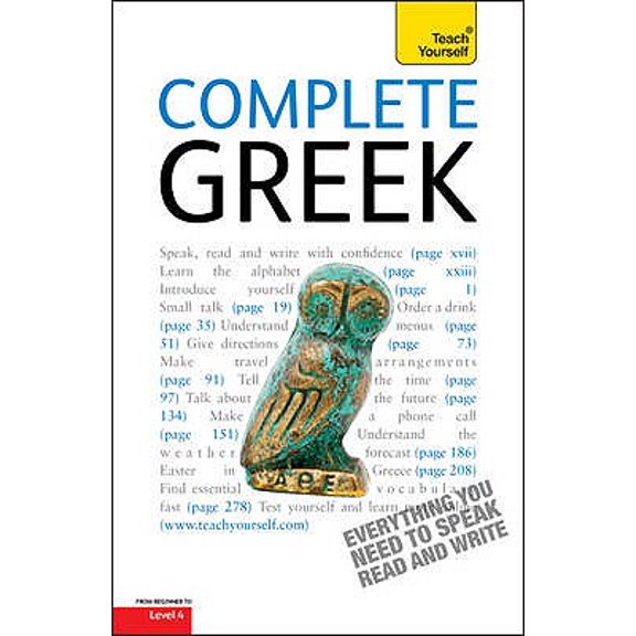 Pre-Owned Complete Greek Beginner to Intermediate Book and Audio Course: Learn to read, write, speak and understand a new language with Teach Yourself (Paperback) 1444107615 9781444107616