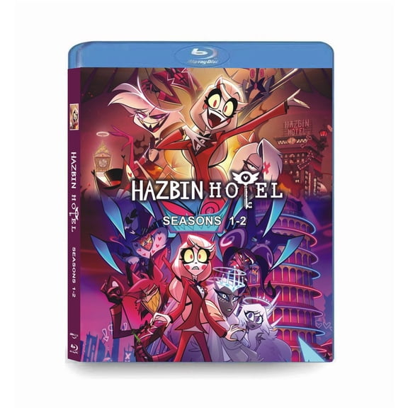 Complete Hazbin Hotel Seasons 1 & 2 BR Set with 16 Episodes for Fans