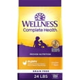 thumbnail image 1 of Wellness Complete Health Natural Grain Free, Chicken & Salmon Recipe Puppy Dry Dog Food 26 lbs, 1 of 2