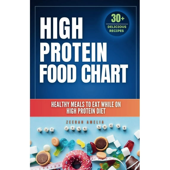 Complete High Protein Food Chart: Healthy Meals to eat while on High Protein Diet: High Protein Food Lists with simple recipes to cook for recovery (Live to eat real fast food so good for life)
