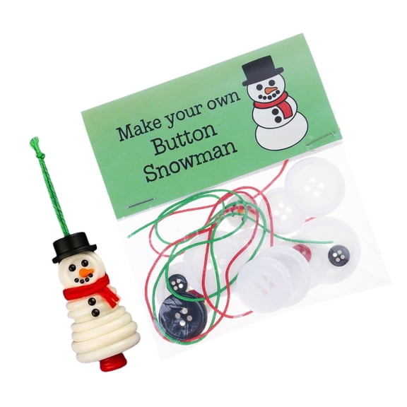 Complete Holiday Package Christmas Button Ornament Making For Kids Adults Family Fun All Supplies Included