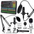 thumbnail image 1 of Complete Home Studio Recording Kit Mixer Condenser Microphone for Music Podcast, 1 of 11