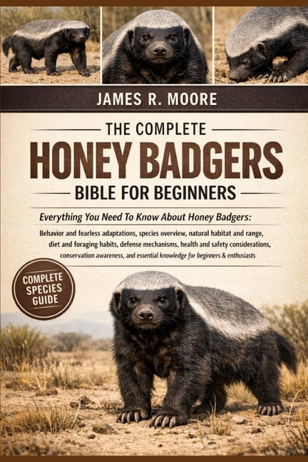 The Complete Honey Badgers Bible for Beginners: Everything You Need To Know About Honey Badgers: Behavior and fearless a, (Paperback)