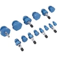 thumbnail image 1 of Complete AN Hose Test Fitting Kit - Easy to Use - Detects Leaks - Anodized Aluminum - Blue Finish - Fits -3 AN to -16 AN Hoses - Essential Tool for Every Toolbox, 1 of 8