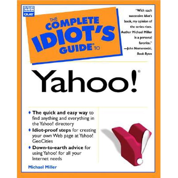 Pre-Owned Complete Idiot's Guides (Computers): The Complete Idiot's Guide to Yahoo! (Paperback)