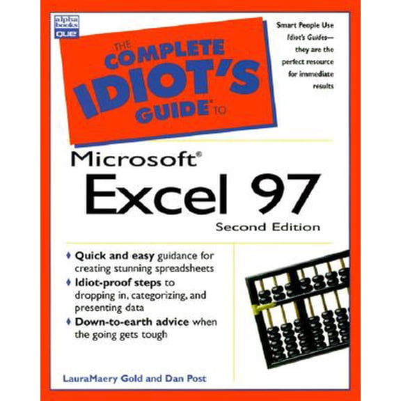 Pre-Owned The Complete Idiot's Guide to Microsoft Excel 97, 9780789716934, 0789716933, Paperback, Subsequent edition