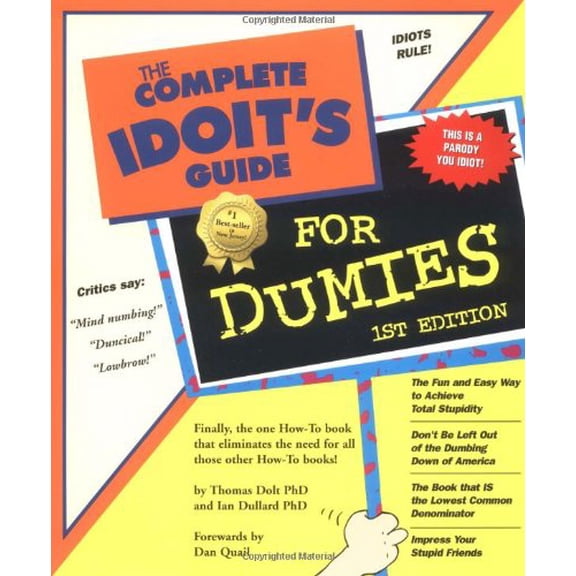 Pre-Owned Complete Idoit's Guide for Dumies (Paperback) 1580081746 9781580081740