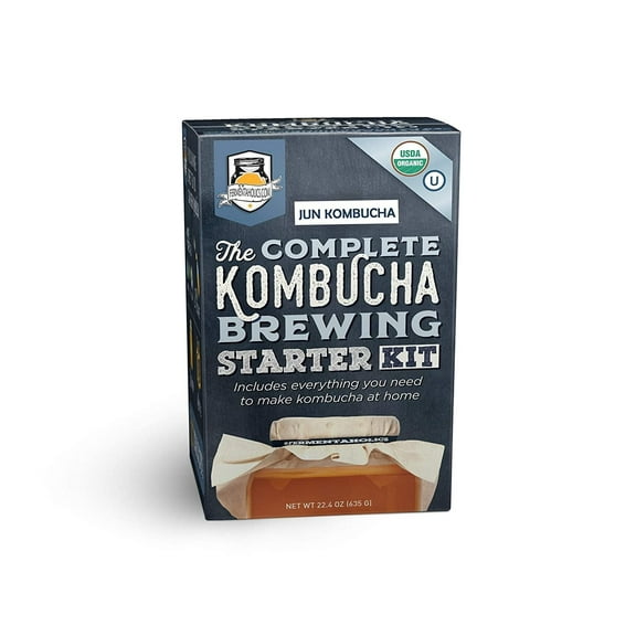 Complete Jun Kombucha Brewing Starter Kit - Everything Needed to Brew Jun