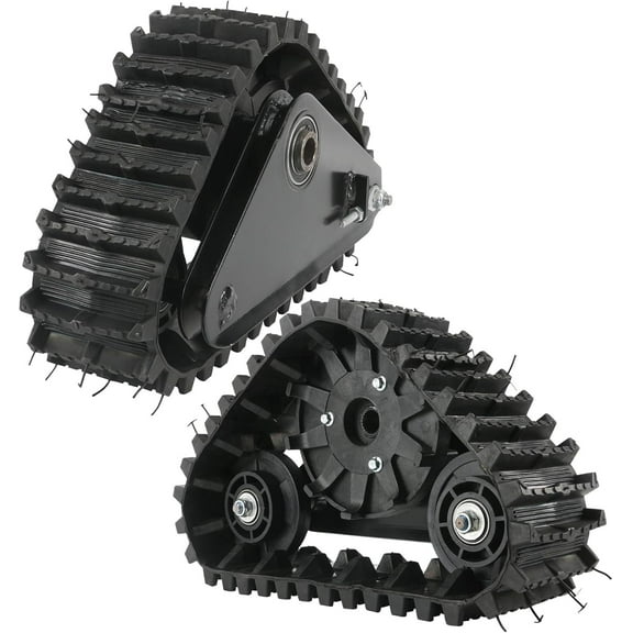 Complete Karting Go Kart Track Kit Snow Sand Track Go Cart Tracks for UTV Buggy Quad Rear Wheel Kit ATV Electric Snowmobile Tracks 4 Wheeler Mower Golf Cart