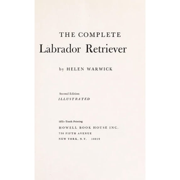 Pre-Owned Labrador Retriever (Hardcover) 0876052057 9780876052051