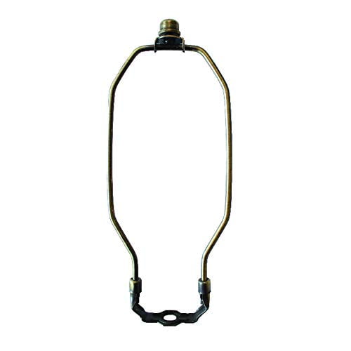 Complete Lamp Harp Set 12 Inch Antique Brass Harp for Lamps Lamp Harp Kit Includes Harp