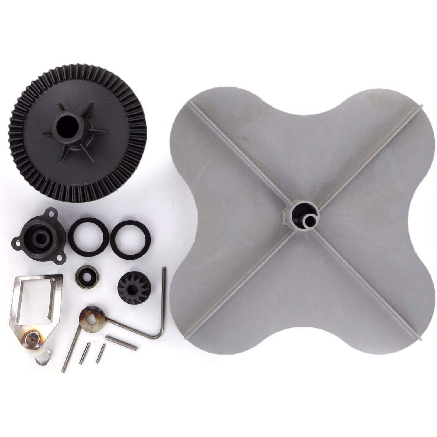 Complete Lesco Spreader Repair Kit with LubriOne PTFE Impeller and