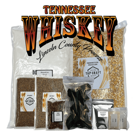 Complete Lincoln County Process Tennessee Whiskey Recipe Mash Kit