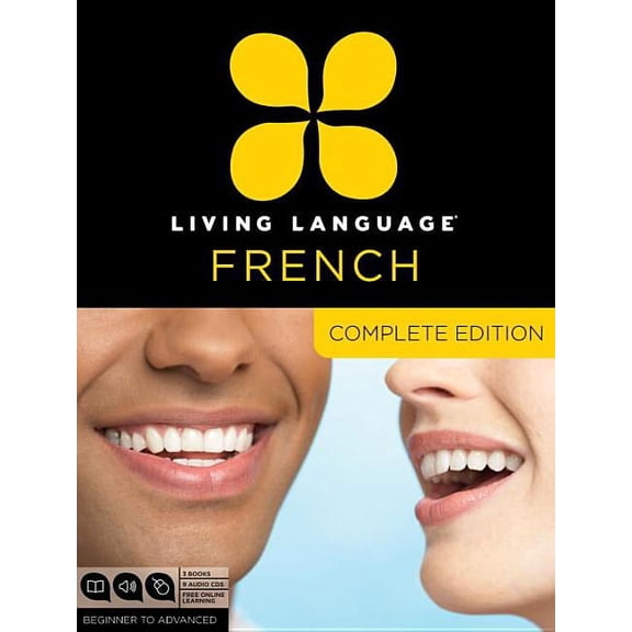 Pre-Owned Complete: Living Language French, Complete Edition: Beginner Through Advanced Course, Including 3 Coursebooks, 9 Audio Cds, and Free Online Learning (Other)