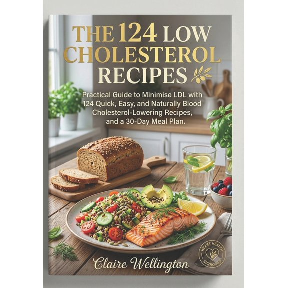 The Complete Low Cholesterol Diet Cookbo The 124 Low Cholesterol Recipes: Practical Guide to Minimise LDL with 124 Quick, Easy, and Naturally Blood Cholesterol-L, Book 2, (Paperback)