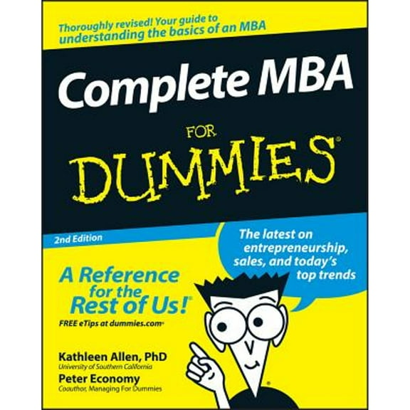 Pre-Owned Complete MBA for Dummies (Paperback) 0470194294 9780470194294