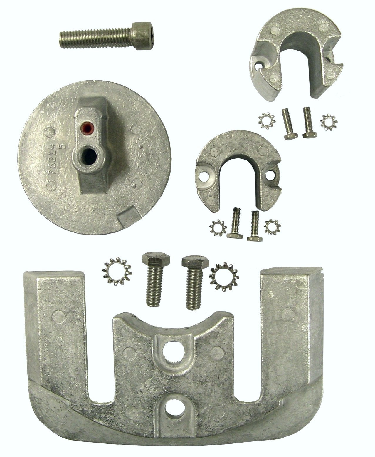Complete Magnesium Anode Kit for Mercruiser Bravo 2 and 3