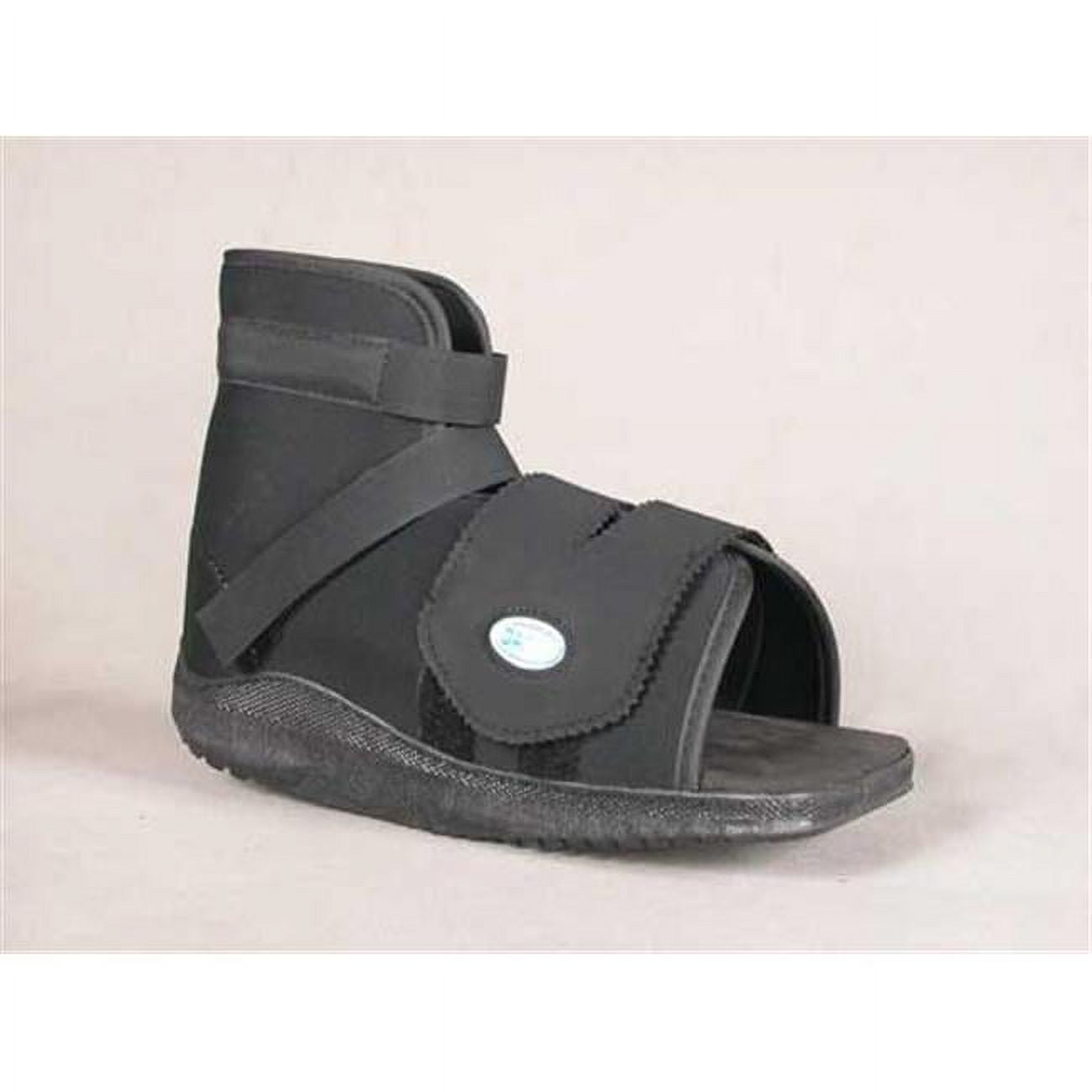 Complete Medical 1437G Slimline Cast Boot Black Square-Toe Adult Medium