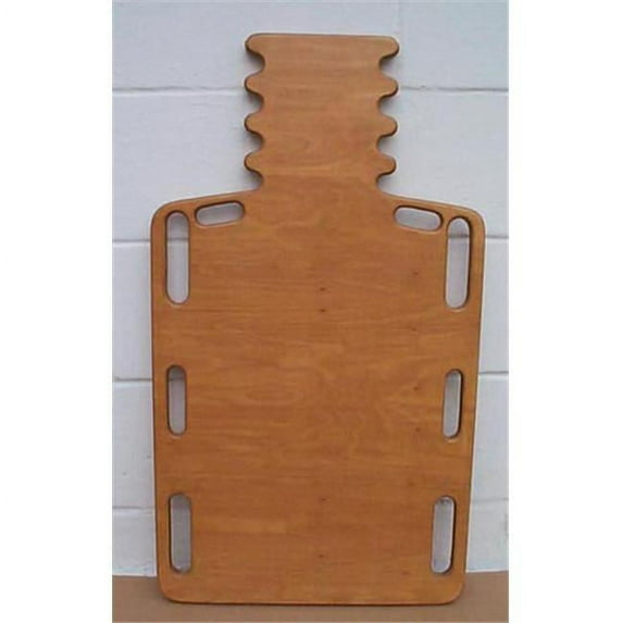 Complete Medical 7006A 32 L x 16 W Wood Short Spine Backboard with Pinned Hole