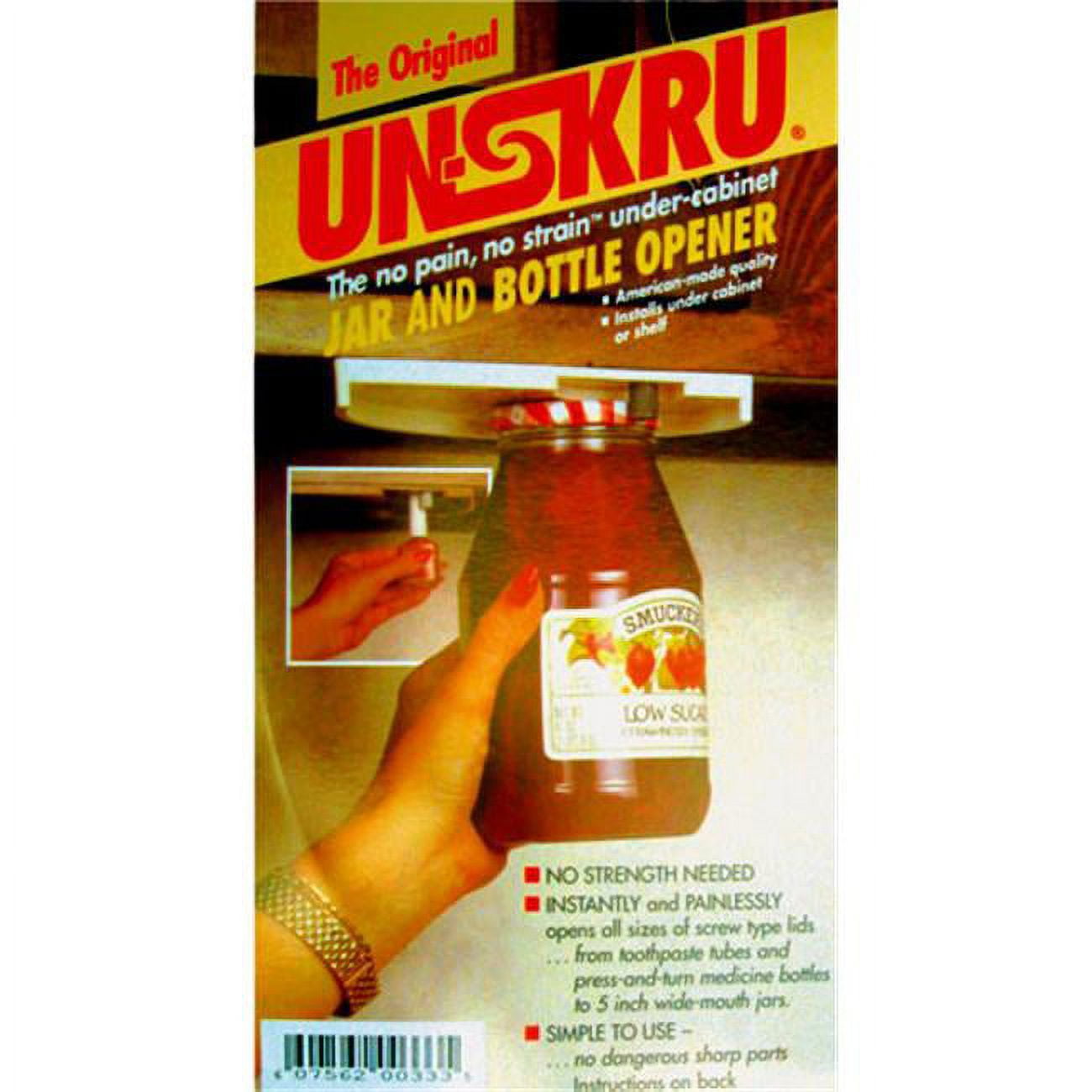 Complete Medical Supplies 10619 UnSkru Jar Opener in Tough ABS Plastic