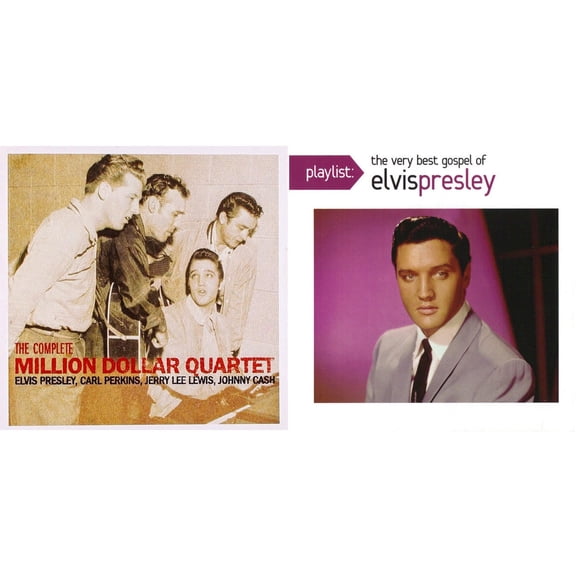 Complete Million Dollar Quartet & Playlist: Very Best Gospel Of Elvis Presley [CD Bundle]