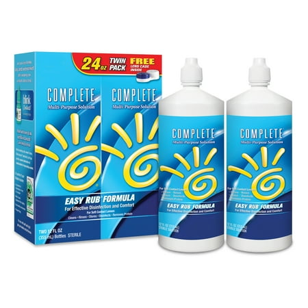 Complete Moisture Plus Multi Purpose Solution for Contact Lenses, 12 oz