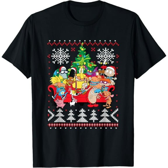 Complete Nick 90s TV Show Ugly Christmas Sweater T- Shirts T-Shirt