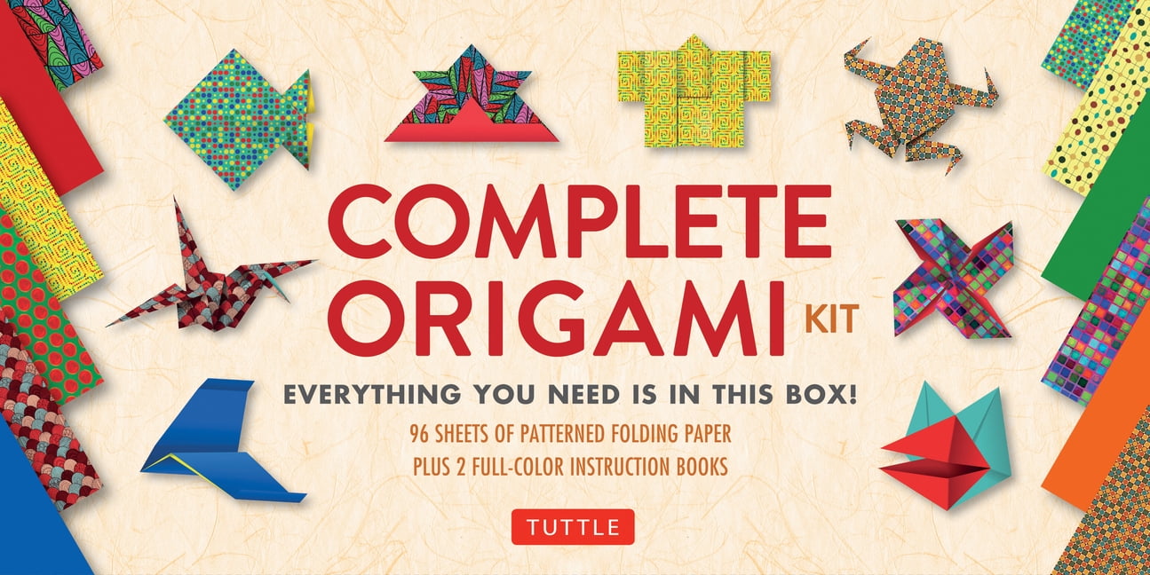 TUTTLE PUBLISHING Complete Origami Kit: [Kit with 2 Origami How-To Books, 98 Papers, 30 Projects] This Easy Origami for Beginners Kit Is Great for Both Kids and Adults (Other)