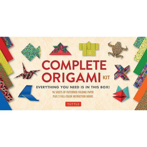 Complete Origami Kit : [Kit with 2 Origami How-to Books, 98 Papers, 30 Projects] This Easy Origami for Beginners Kit is Great for Both Kids and Adults (Mixed media product)