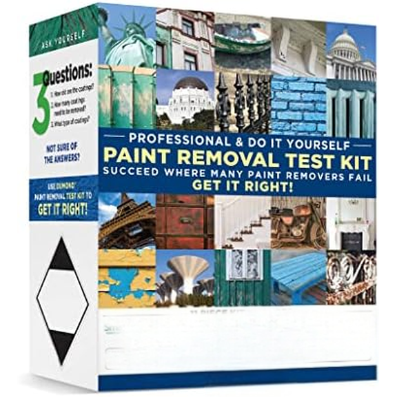 Complete Paint Removal Test Kit - Find The Right Paint Remover for Your Project - Kit Includes 8oz Samples of Peel Away 1, Smart Strip Advanced, & Smart Strip PRO, Laminated Paper & Accessories