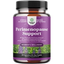 Complete Perimenopause Supplement for Women - Multibenefit Menopause Ease for Women with Maca Root Vitex Berry & Black Cohosh for Hot Flashes Night Sweats Hormone Balance and Mood Support (1 Month)