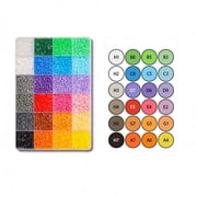 Complete Perler Beads Craft Kit with Iron Tool, DIY Fuse Bead Refill Supplies for Kids Adults, Beads & Templates for Making Pixel Art, Handmade Gift & Activity Set