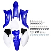 Complete Plastics Fender Fairing Body Kit with Mounting Hardware for TTR110 TTR110E SSR125TR SSR140 SSR170 Pit Dirt Bike   ABS Front Rear Fender Side Panels Shrouds Full Replacement Set Blue