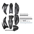 thumbnail image 1 of Complete Plastics Fender Fairing Body Kit with Mounting Hardware for TTR110 TTR110E SSR125TR SSR140 SSR170 Pit Dirt Bike – ABS Front Rear Fender Side Panels Shrouds Full Replacement Set (Black), 1 of 8