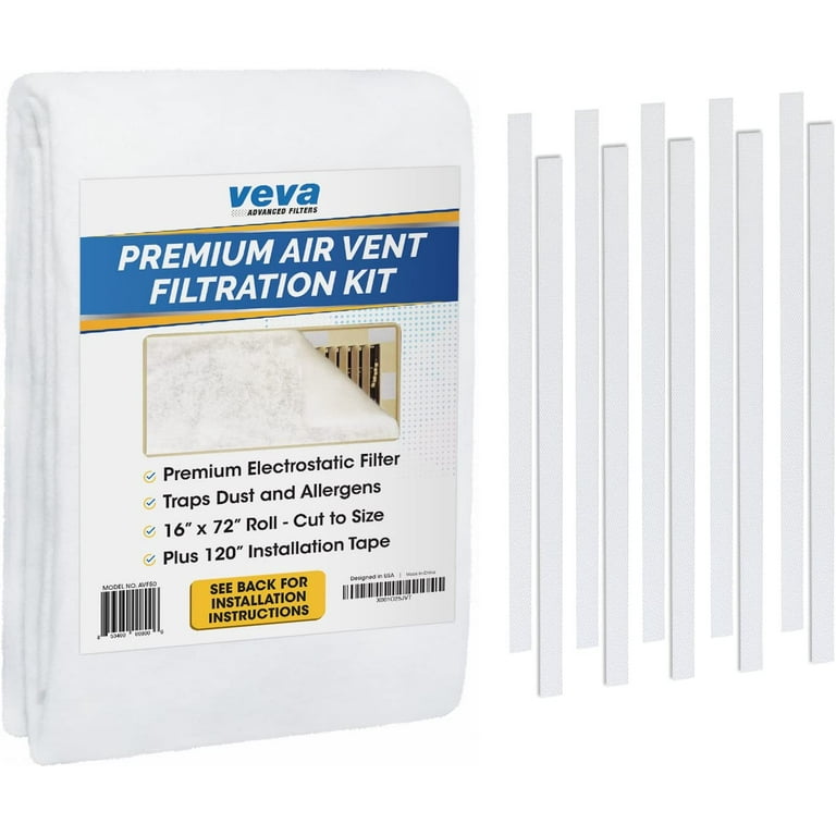 Dust filters for air vents top