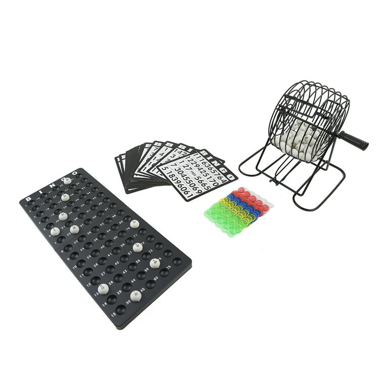 Metal Bingo Ball Drawing Tumbler Rolling Wire Cage Cards Chips Game Spinner Set Metal Bingo Ball Drawing Tumbler Rolling Wire Cage Cards Chips Game Spinner Set