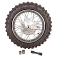 thumbnail image 1 of Complete Rear Rim Wheel Brake Sprocket w Tire for 2003-05 Suzuki DRZ 110 DRZ110, 1 of 7