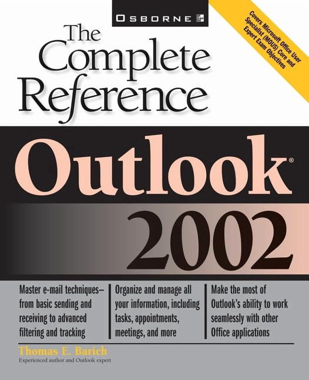 Complete Reference Outlook, (Paperback) - Walmart.com