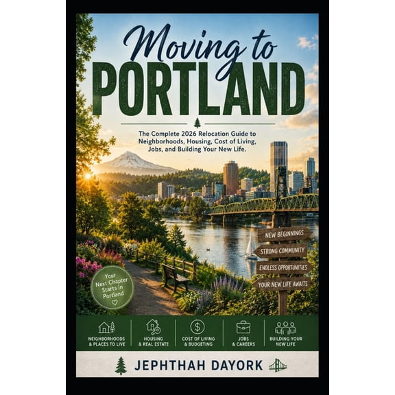 The Complete Relocation Guide Moving to Portland: The Complete 2026 Relocation Guide to Neighborhoods, Housing, Cost of Living, Jobs, and Building You, Book 3, (Paperback)