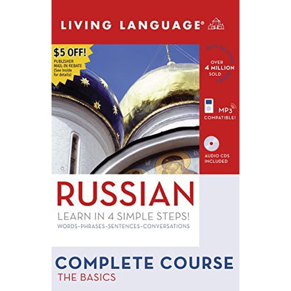 Pre-Owned Complete Russian: The Basics (Book and CD Set): Includes Coursebook, 4 Audio Cds, and Learner's Dictionary [With Coursebook & Russian/English Dictiona (Unknown) 1400024226 9781400024223