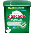thumbnail image 1 of Fresh Scent Complete Pods Dishwasher Detergents - 100ct, 1 of 11