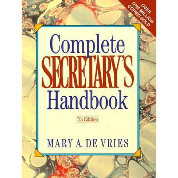 Pre-Owned Complete Secretary's Handbook (Hardcover) 0131596748 9780131596740