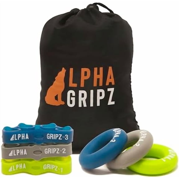 Complete Set | Original Hand Grip Extensor Trainer Strengthener, Forearm Exerciser Workout, Finger Resistance Bands Strength, Tendonitis, Carpal Tunnel, Wrist, Elbow, Arthritis Pain Relief
