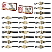 Complete Set of 24 Championship Belts for WWE & AEW Wrestling Action Figures (Series 1 & 2)