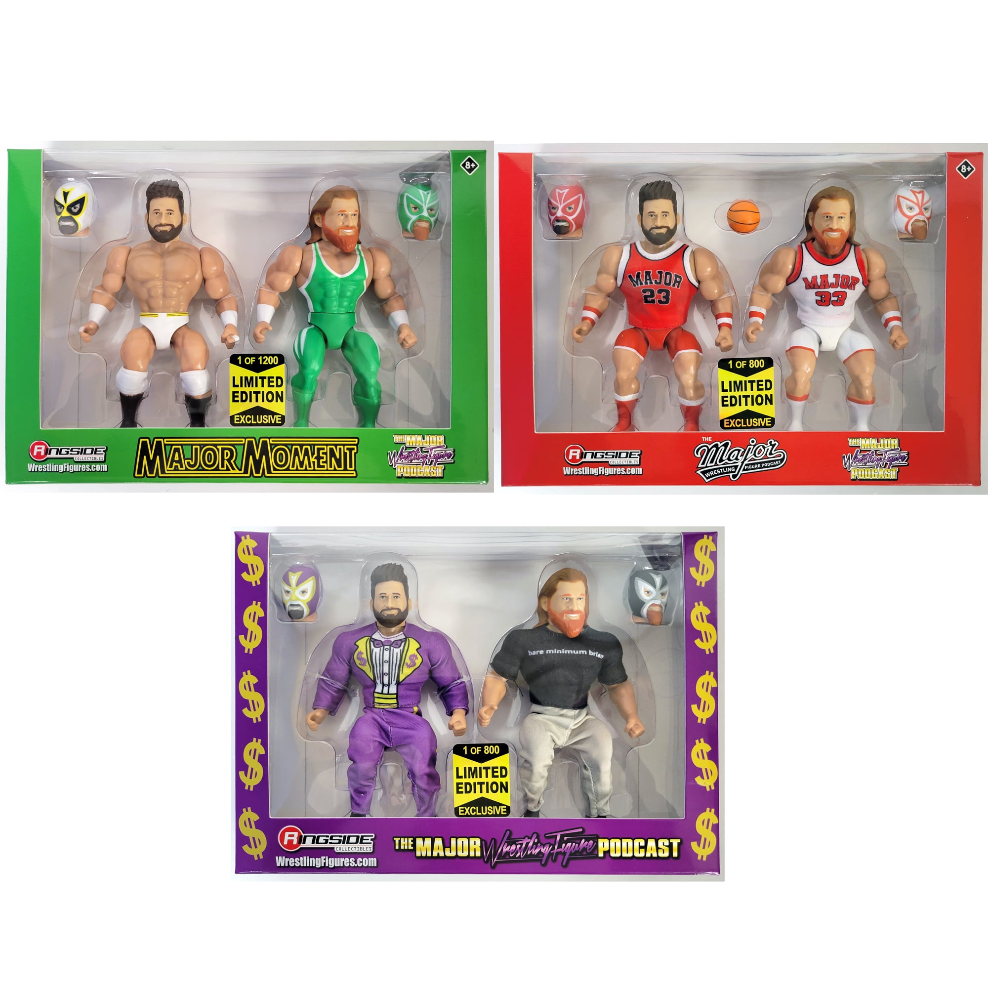 Wrestling on sale figure sets