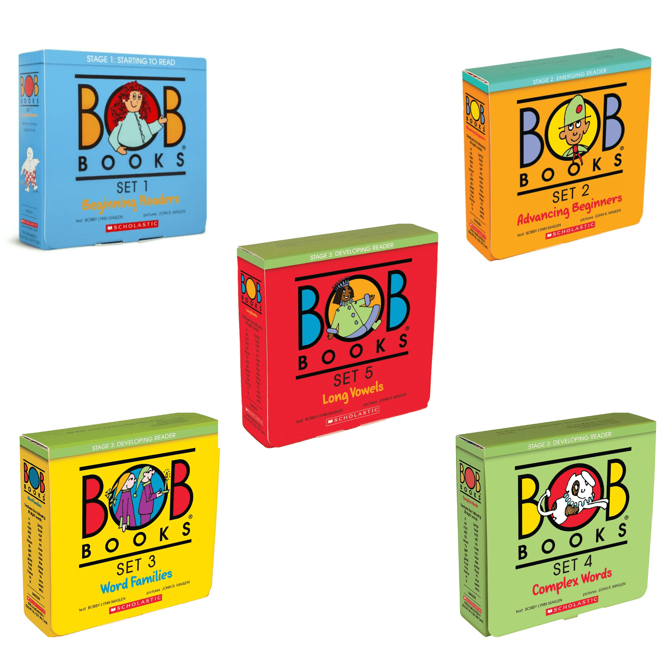 【即日発送】BOB BOOKS コレクションセット　英語教材　知育　キッズ Complete Set of Bob Books, Sets 1-5 (42 books) - Walmart.com